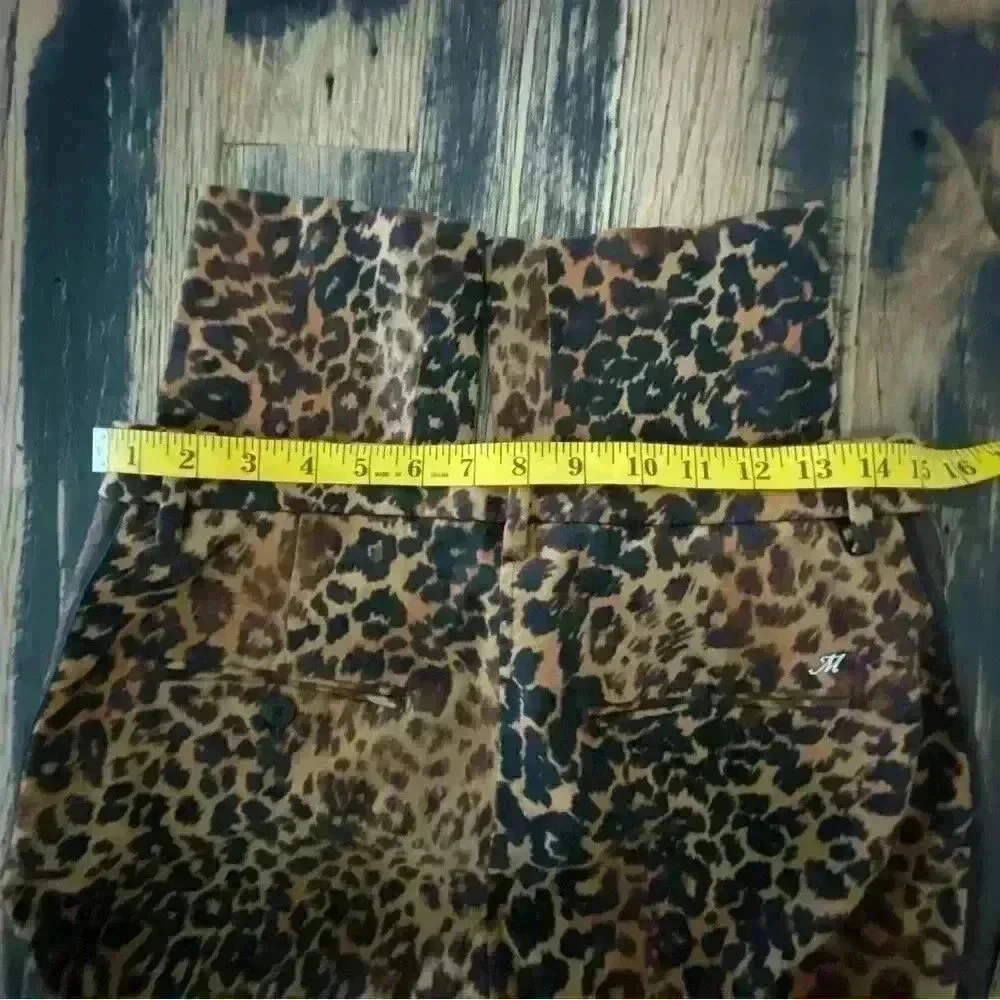 Mason’s Italian Made Cheetah Denim Tuxedo Stripe Size EU 44 US 8